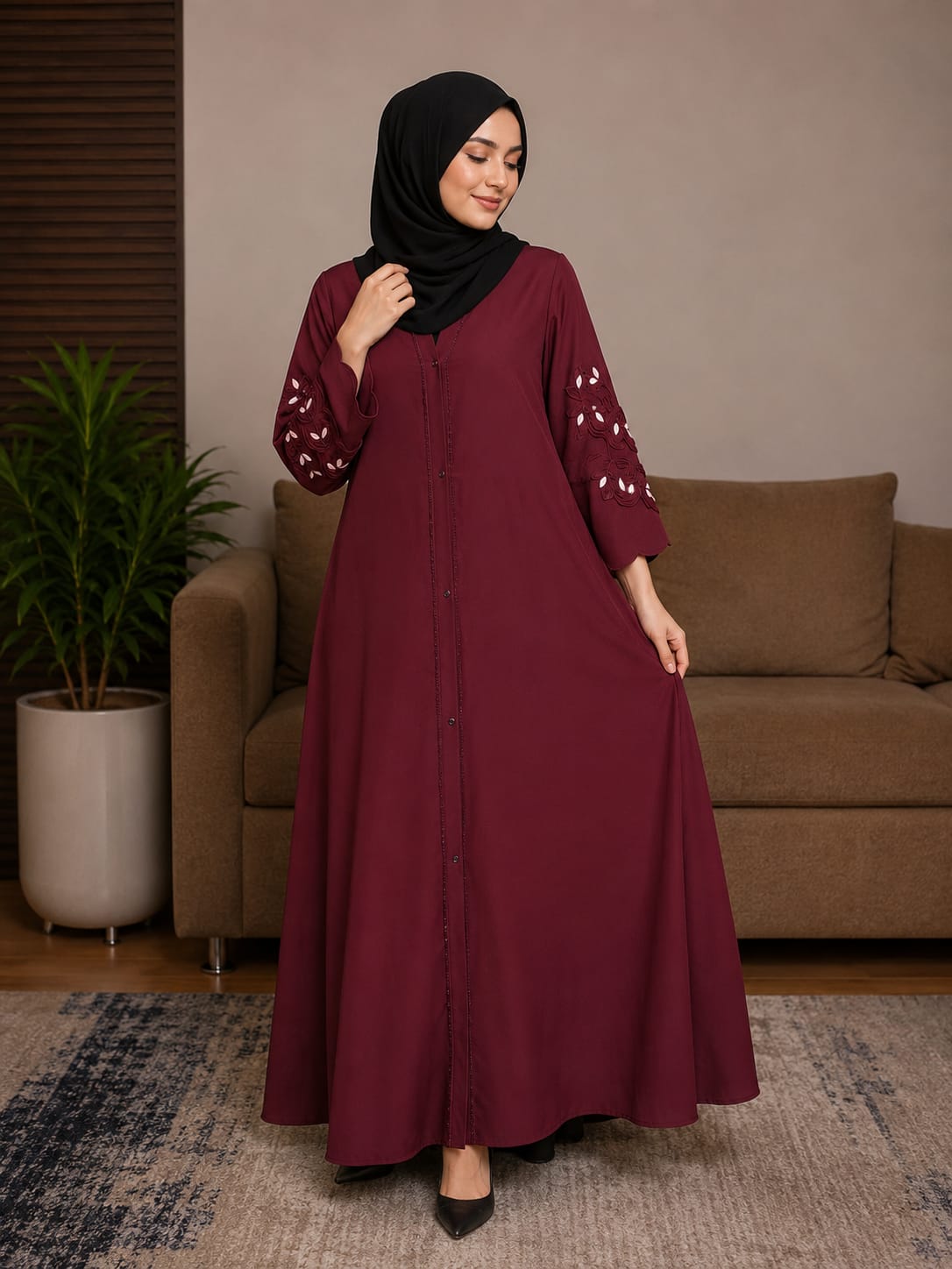 Kaftan Dubai Abaya Turkey Muslim Women Hijab Satin Dress Islam Caftan Marocain Dresses Vestidos Robe Femme
