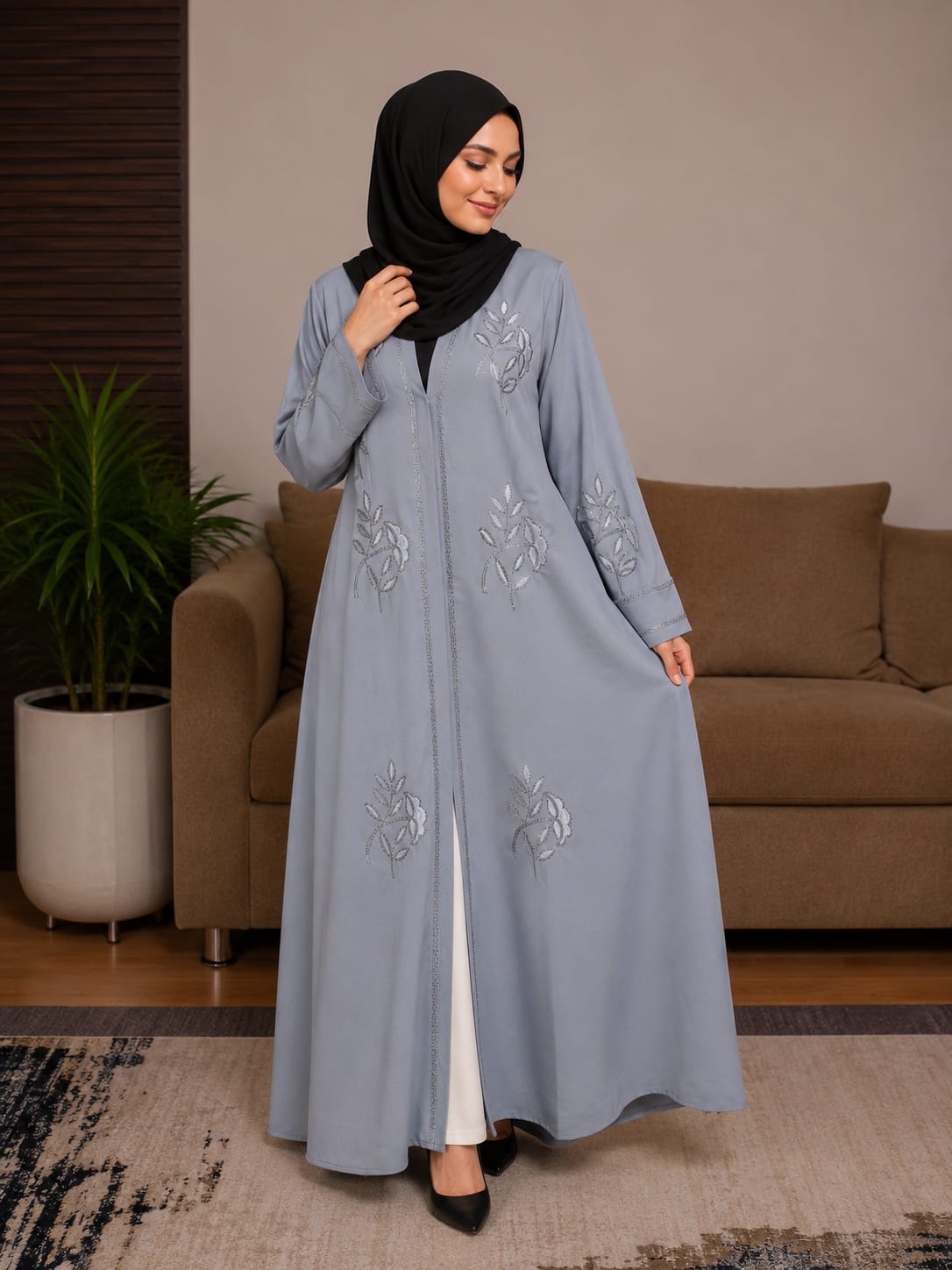 Kaftan Dubai Abaya Turkey Muslim Women Hijab Satin Dress Islam Caftan Marocain Dresses Vestidos Robe Femme