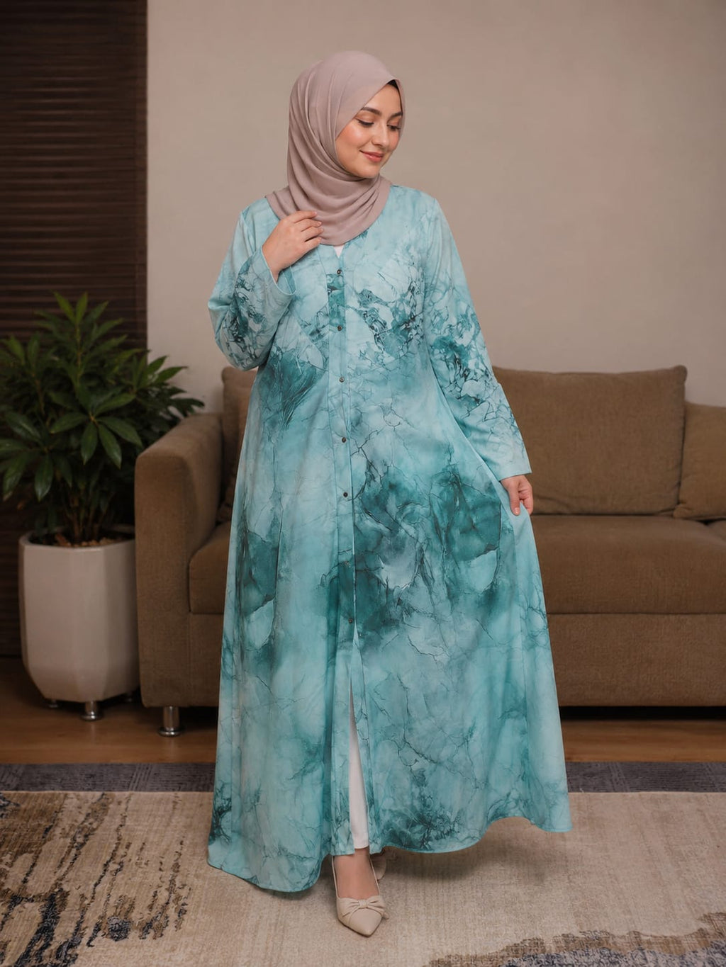 Kaftan Dubai Abaya Turkey Muslim Women Hijab Satin Dress Islam Caftan Marocain Dresses Vestidos Robe Femme